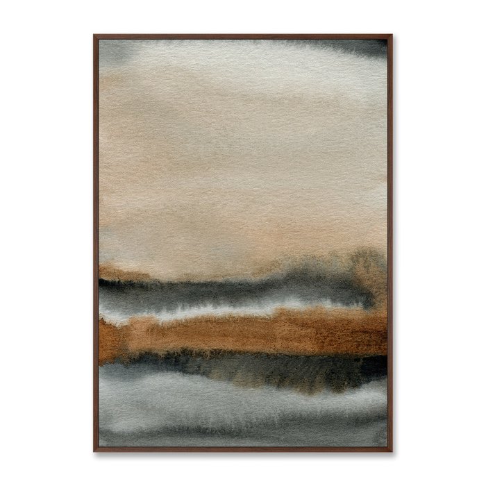 Репродукция картины на холсте By the river bank - купить Картины по цене 21999.0