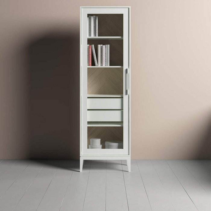 Книжный шкаф Fjord белого цвета - купить Книжные шкафы по цене 82900.0
