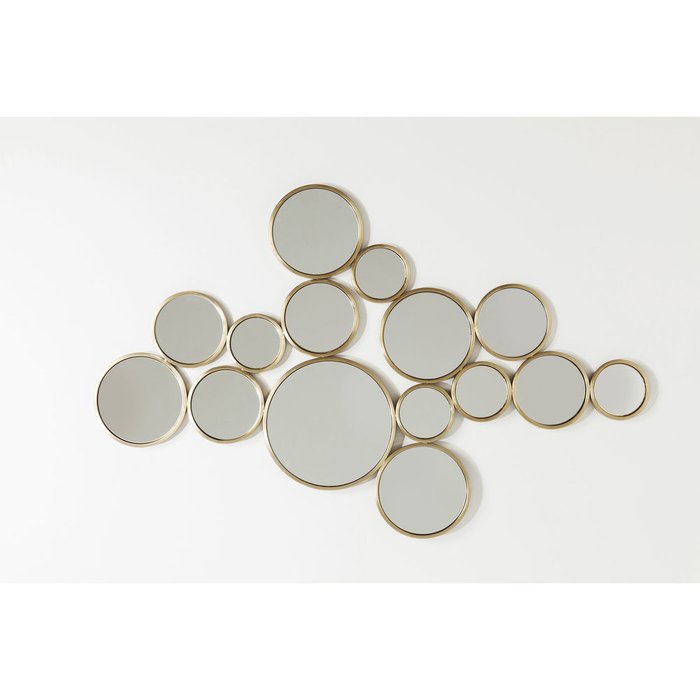 Зеркало декоративное Bubbles из круглых сегментов
