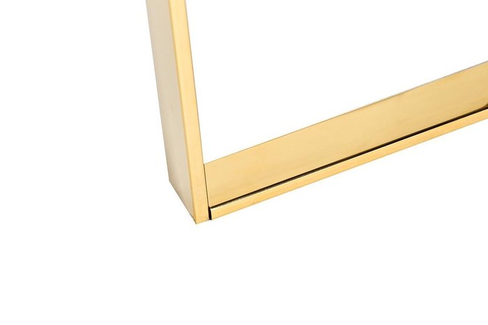 Кофейный стол золотого цвета со стальными ножками - лучшие Кофейные столики в INMYROOM
