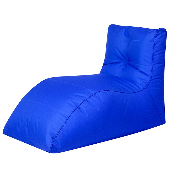 Кресло Шезлонг синего цвета