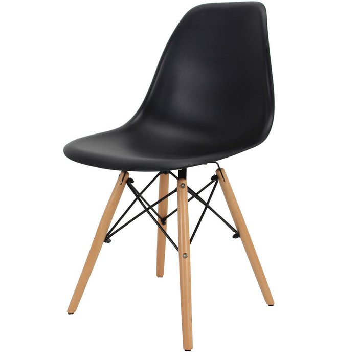 Стул Life черного цвета - лучшие Обеденные стулья в INMYROOM