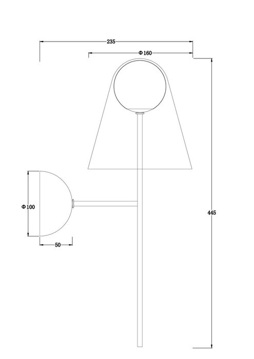 Настенный светильник (бра) Freya FR5382WL-01BS Doublety Modern - лучшие Бра и настенные светильники в INMYROOM