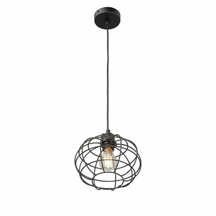 Подвесной светильник V2858-1/1S (металл, цвет черный) - купить Подвесные светильники по цене 2623.0