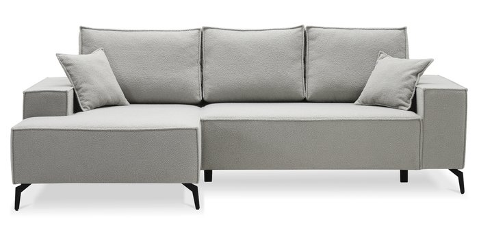 Угловой диван-кровать Раушен серого цвета - купить Угловые диваны по цене 49900.0