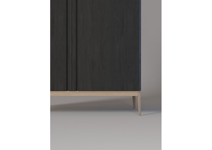 Шкаф Line черного цвета - купить Шкафы распашные по цене 130900.0