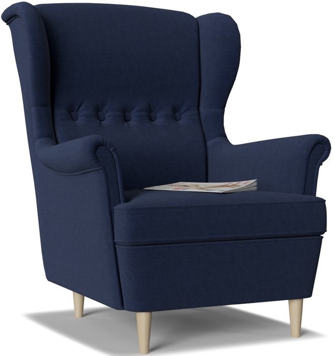 Кресло Торн Porshe Blue темно-синего цвета