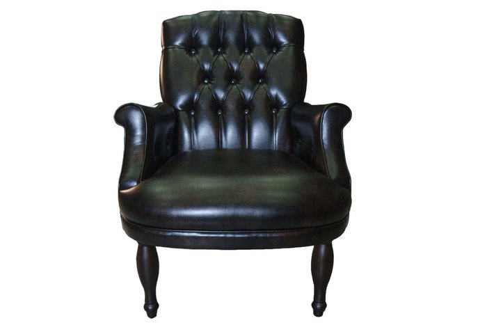 Кресло Касабланка темно-коричневого цвета - купить Интерьерные кресла по цене 28798.0