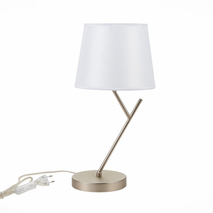 Настольная лампа Denice серо-белого цвета - купить Настольные лампы по цене 5550.0