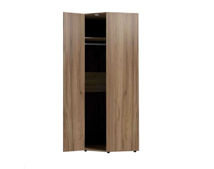 Шкаф угловой Nature коричневого цвета - лучшие Шкафы распашные в INMYROOM