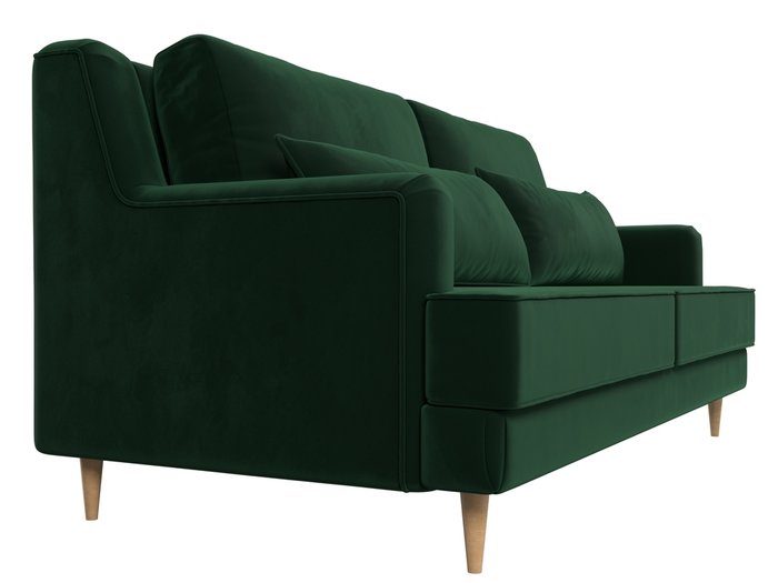 Прямой диван Джерси зеленого цвета - лучшие Прямые диваны в INMYROOM