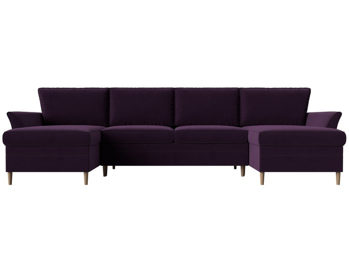 Угловой диван-кровать София фиолетового цвета - купить Угловые диваны по цене 72999.0