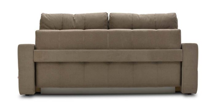 Прямой диван-кровать Вестон 2 коричневого цвета - лучшие Прямые диваны в INMYROOM