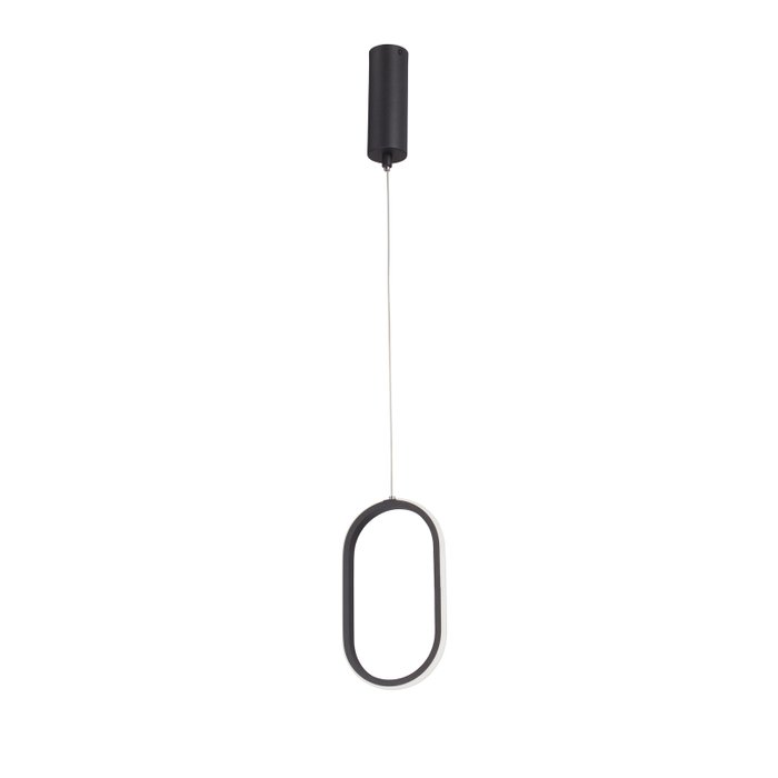 Подвесной светильник V3965-1/1S (металл, цвет черный)