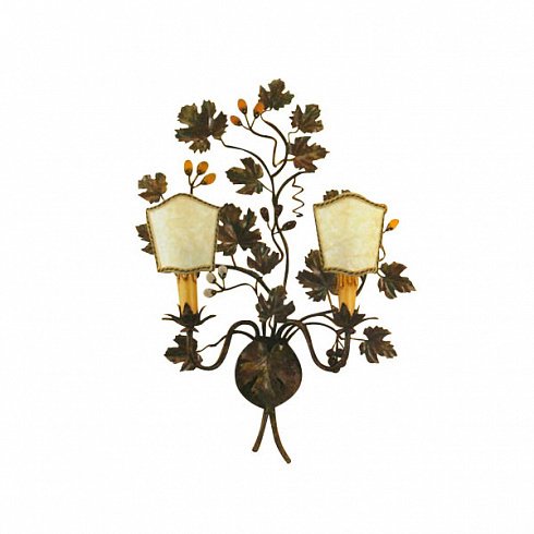 Бра Alba Lamp из кованного железа бронзового цвета