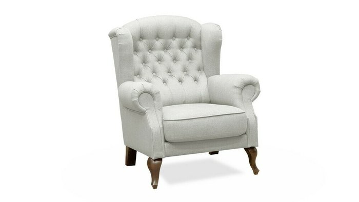 Кресло Адара светло-серого цвета - лучшие Интерьерные кресла в INMYROOM