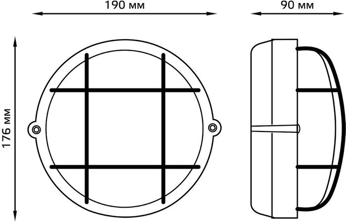 Накладной светильник НБП 926602116 - лучшие Потолочные светильники в INMYROOM