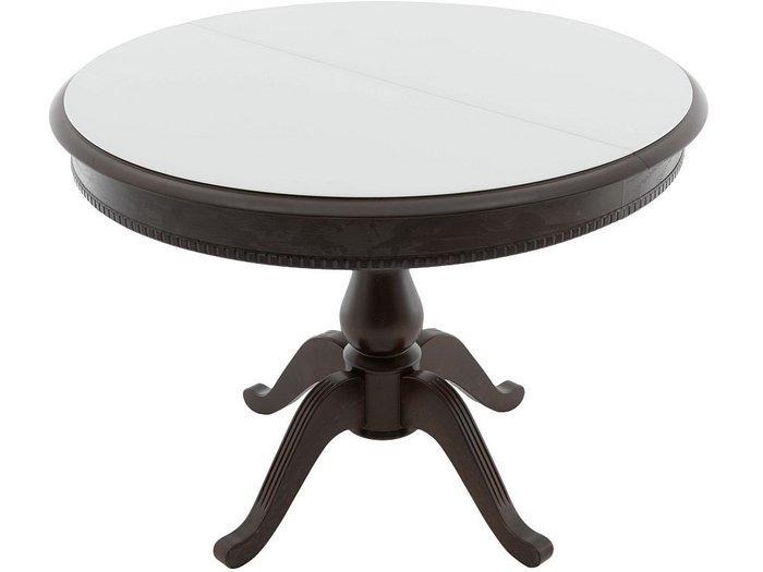 Стол раздвижной Фабрицио бело-коричневого цвета - купить Обеденные столы по цене 32532.0