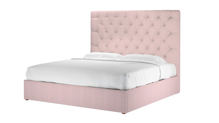 Кровать Сиена 160х200 розового цвета - купить Кровати для спальни по цене 56100.0