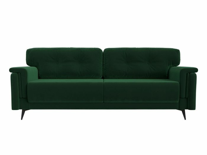 Прямой диван-кровать Оксфорд зеленого цвета - купить Прямые диваны по цене 65999.0