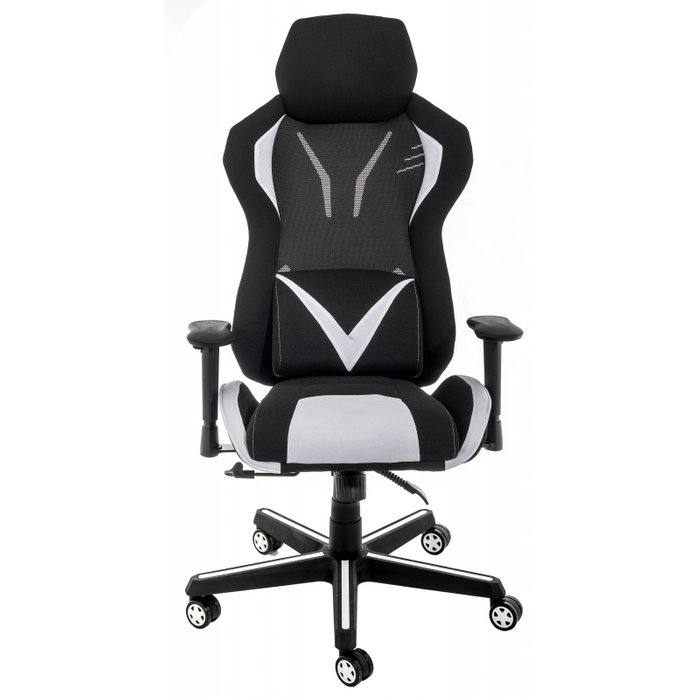 Офисное кресло Record бело- черного цвета - лучшие Офисные кресла в INMYROOM