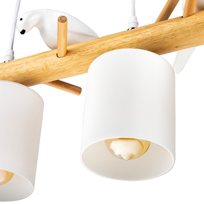 Подвесной светильник Birdie 52440 3 (стекло, цвет белый) - лучшие Подвесные светильники в INMYROOM