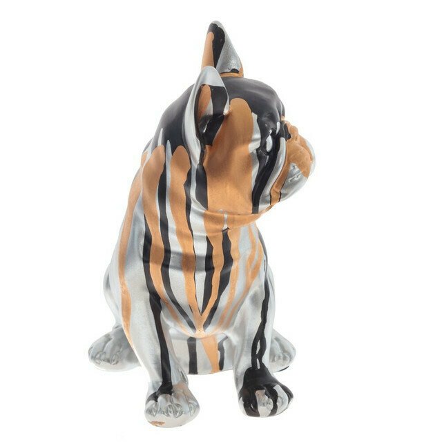 Фигура декоративная Собака серо-бежевого цвета - купить Фигуры и статуэтки по цене 2900.0