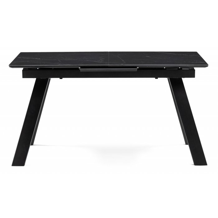 Раздвижной обеденный стол Соммерс черного цвета - купить Обеденные столы по цене 43190.0