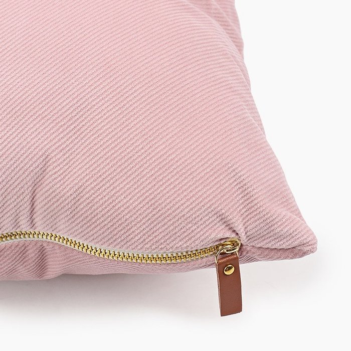 Наволочка Оливер №4 45х45 светло-розового цвета - лучшие Чехлы для подушек в INMYROOM