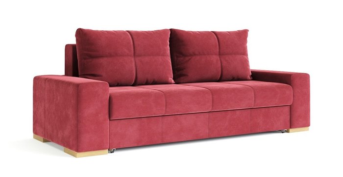 Диван-кровать Матиас красного цвета - купить Прямые диваны по цене 76512.0