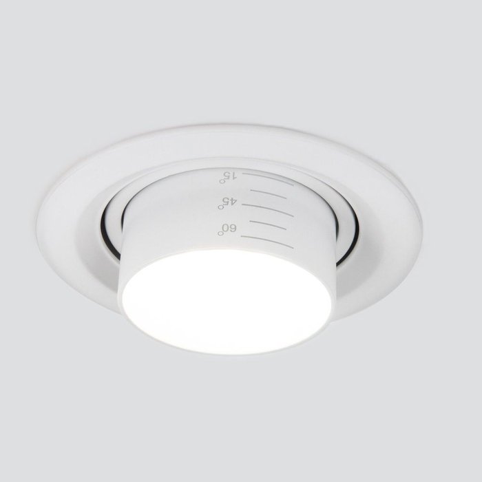 Встраиваемый точечный светодиодный светильник 9920 LED 15W 4200K белый Zoom - купить Встраиваемые споты по цене 3030.0