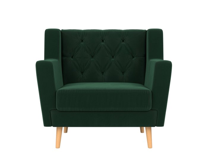 Кресло Брайтон Люкс зеленого цвета - купить Интерьерные кресла по цене 25999.0