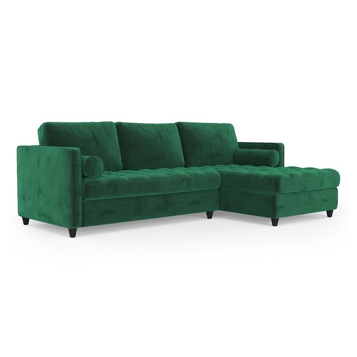 Угловой диван Scott MT зеленого цвета