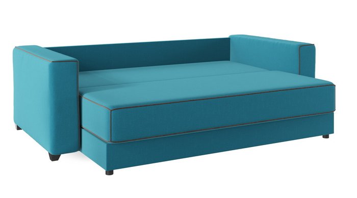 Диван-кровать Принстон (Сильвио) Azur голубого цвета - лучшие Прямые диваны в INMYROOM