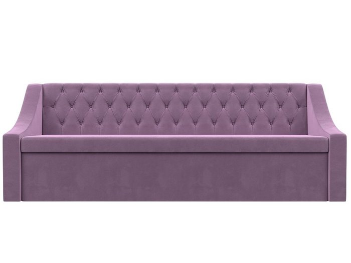 Кухонный прямой диван-кровать Мерлин сиреневого цвета - купить Прямые диваны по цене 35999.0