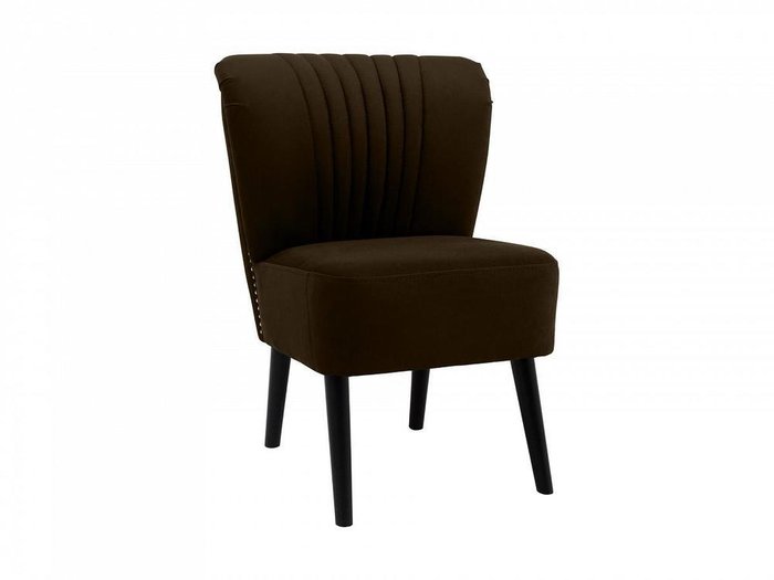 Кресло Barbara темно-коричневого цвета