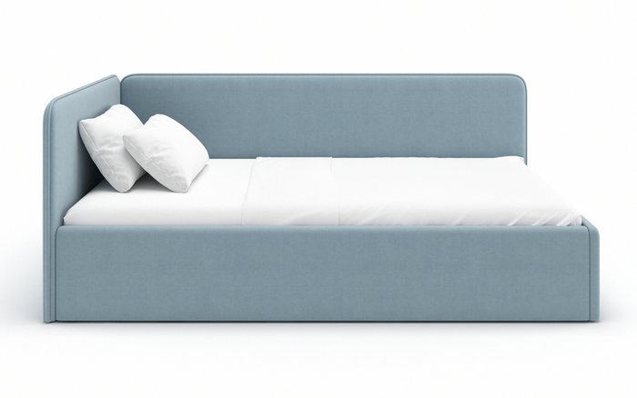 Кровать-диван Leonardo 70х160 голубого цвета с ящиками для белья