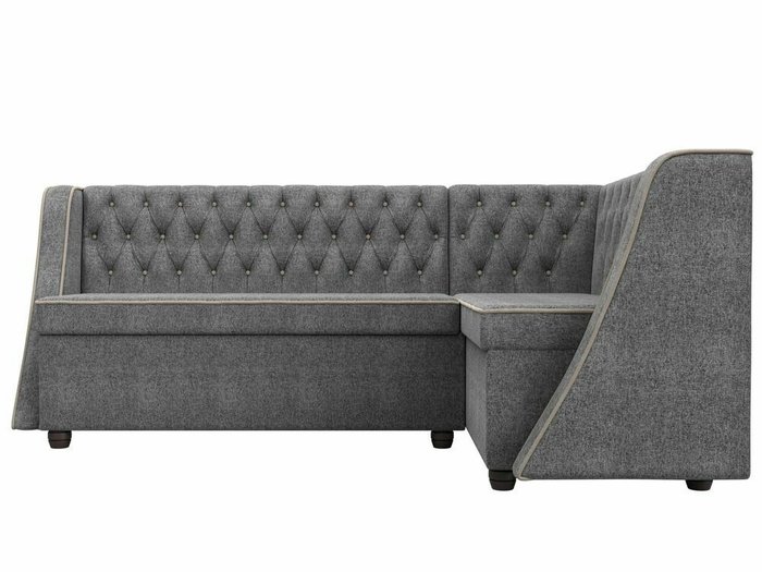 Угловой диван Лофт серо-бежевого цвета правый угол - купить Угловые диваны по цене 49999.0