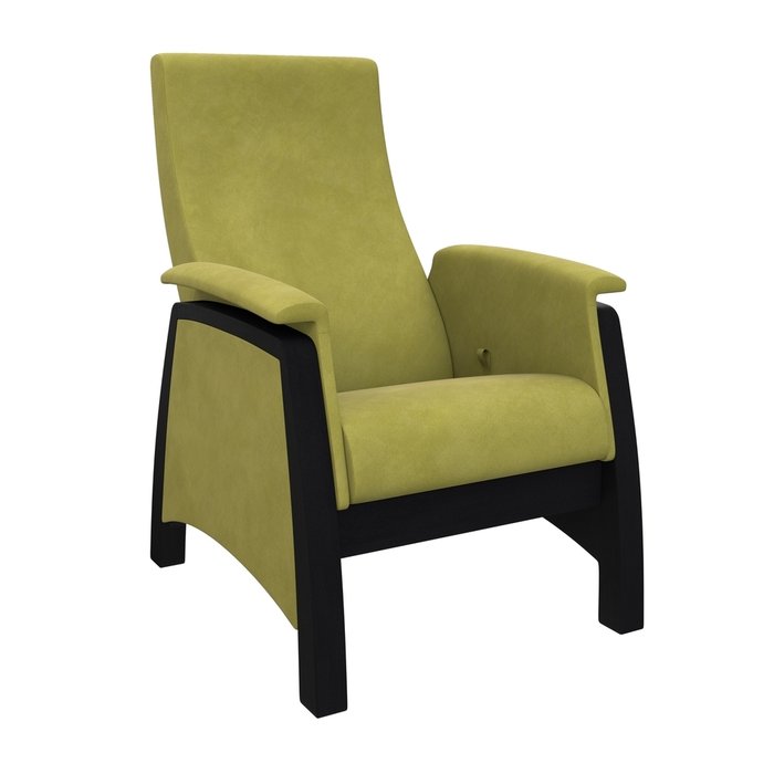 Кресло-глайдер зеленого цвета 