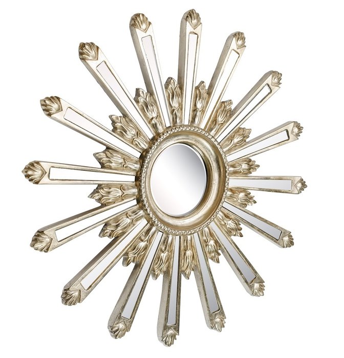 Настенное Зеркало-солнце Orion Silver   - купить Настенные зеркала по цене 20000.0
