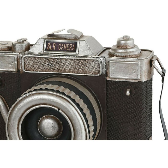 Декоративная фигура Коричневый Серебристый Камера Vintage 23 x 12 x 15 cm - лучшие Фигуры и статуэтки в INMYROOM