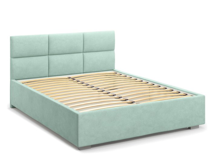 Кровать Bolsena без подъемного механизма 140х200 ментолового цвета - купить Кровати для спальни по цене 34000.0