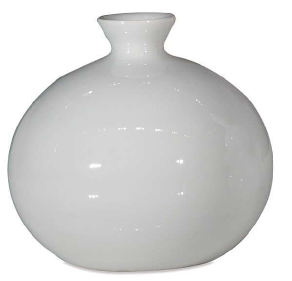 Ваза настольная "Vase Ceramic milk white"