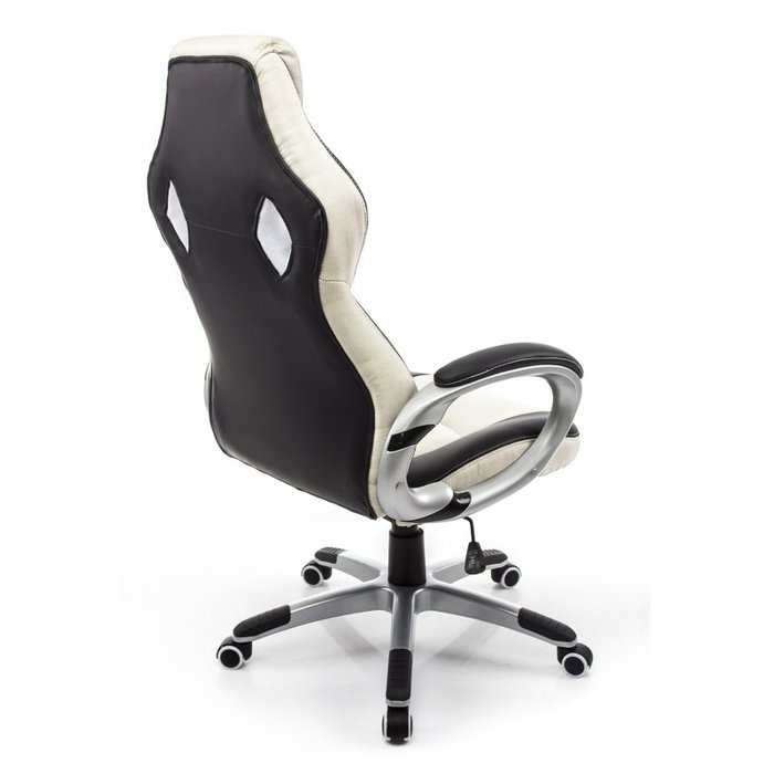 Офисное кресло Navara кремово-черного цвета - лучшие Офисные кресла в INMYROOM