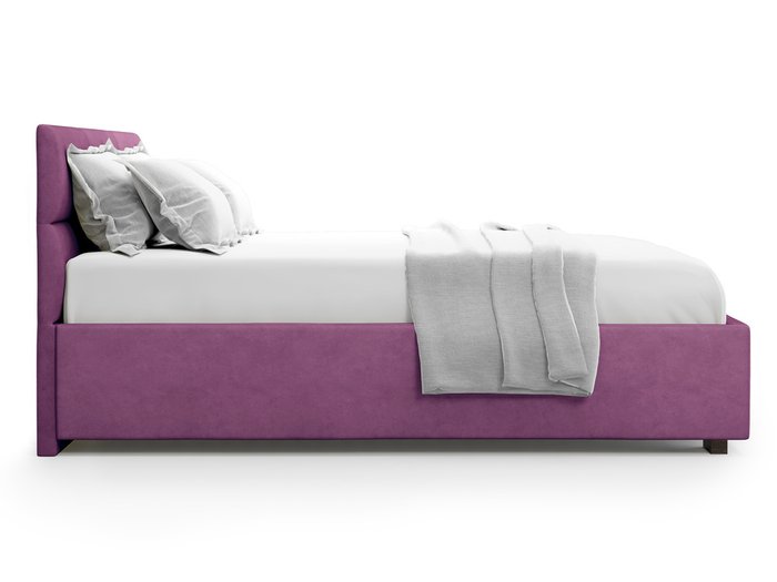 Кровать Bolsena без подъемного механизма 160х200 фиолетового цвета - лучшие Кровати для спальни в INMYROOM