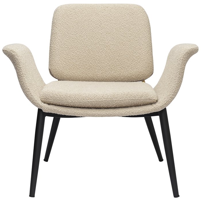Кресло Hilde серо-бежевого цвета - купить Интерьерные кресла по цене 29000.0