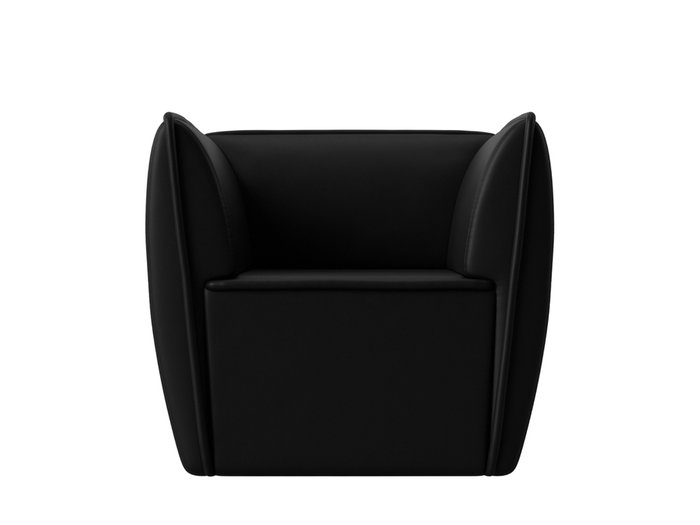 Кресло Бергамо черного цвета (экокожа) - купить Интерьерные кресла по цене 21999.0
