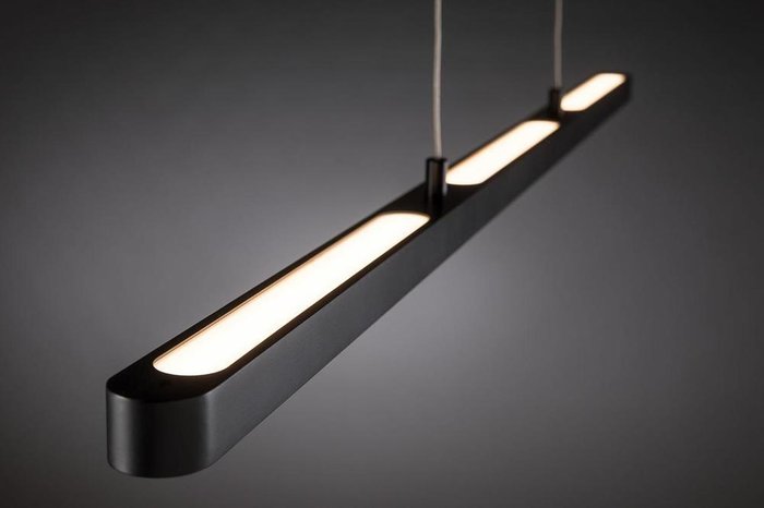 Подвесной светодиодный светильник Lento черного цвета  - купить Подвесные светильники по цене 62510.0