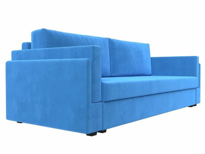 Диван-кровать Лига 007 темно-голубого цвета - лучшие Прямые диваны в INMYROOM