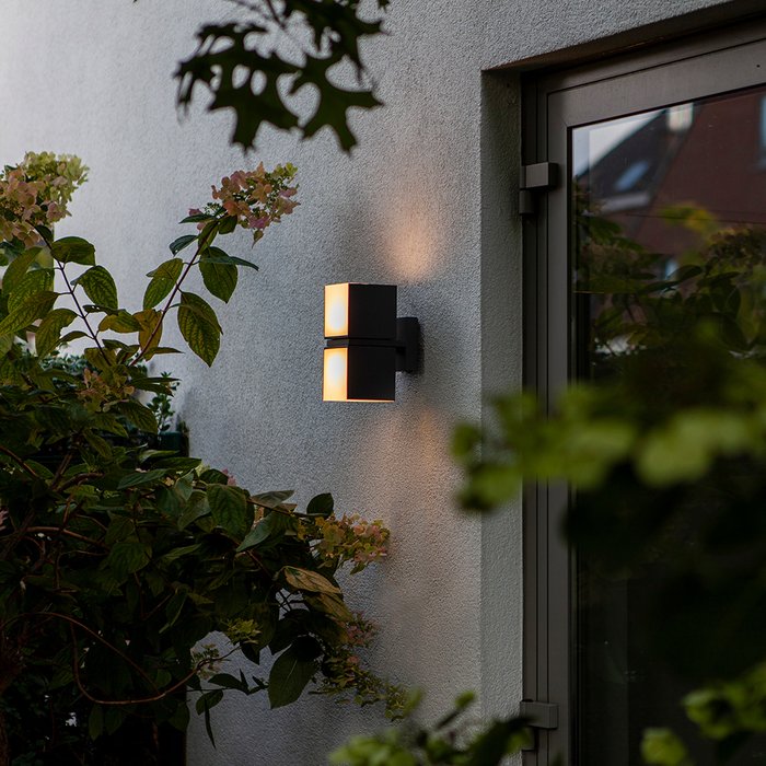 Уличный настенный светильник Arte lamp BELGRADE A5193AL-2BK - лучшие Настенные уличные светильники в INMYROOM Уличный настенный светильник Arte lamp BELGRADE A5193AL-2BK - лучшие Настенные уличные светильники в INMYROOM